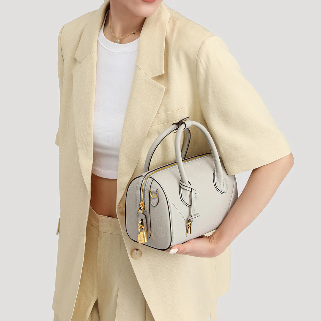 Handmade SWIFT Leather Boston Tote Bag